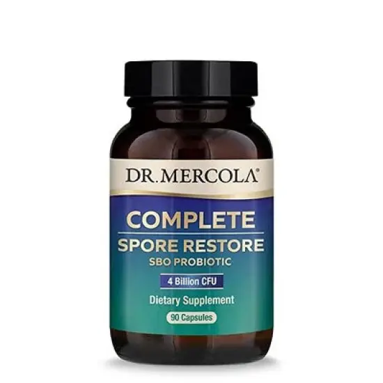 Dr. Mercola Complete Spore Restore, SBO Probiotic, 4 Billion CFU, Dietary Supplement, Supports Healthy Immune Function, Non-GMO image {4}