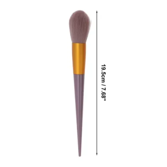 Unique Bargains Lightweight Makeup Brush Purple 9 pcs image {1}