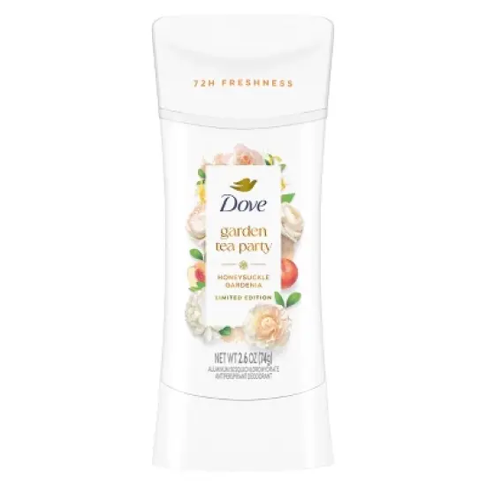 Dove Beauty Advanced Care Limited Edition Garden Tea Party Solid Antiperspirant & Deodorant Honeysuckle Gardenia - 2.6oz image {8}