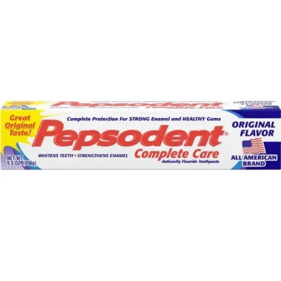 Pepsodent Complete Care Toothpaste Original 5.5 Oz image {3}