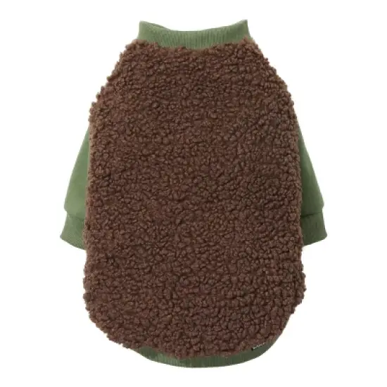 BARK Home Varsity Dog Jacket - Green image {1}