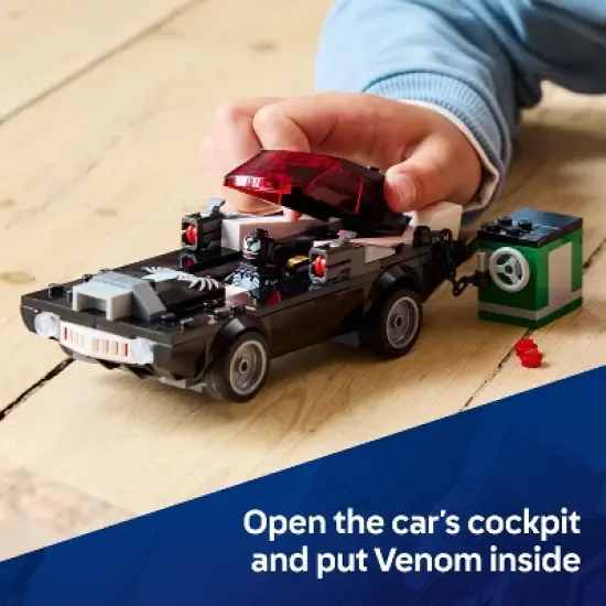 LEGO Marvel Spider-Man vs. Venom Muscle Car Building Toy with 3 Minifigures 76309 image {2}