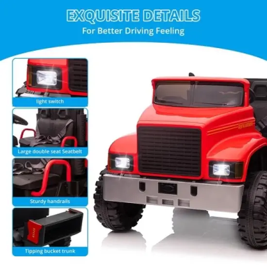 Ride On Truck for Kids 24V Ride On Car with Remote Control image {3}