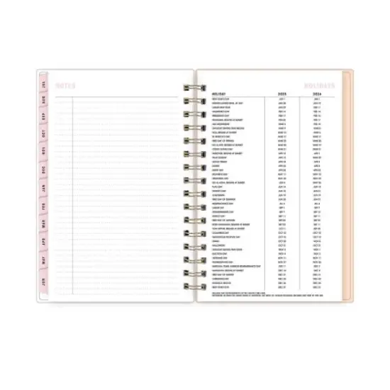 Blue Sky Brook Gossen Planner 5"x8" Daily/Monthly Wirebound (12 Month) Oopsy Daisy July 2025 to June 2026 image {9}