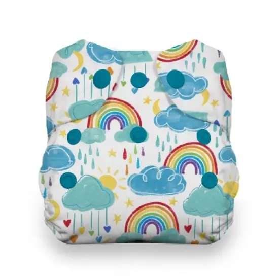 Thirsties | Newborn All-in-One Snap Cloth Diaper Pack of 1 image {2}