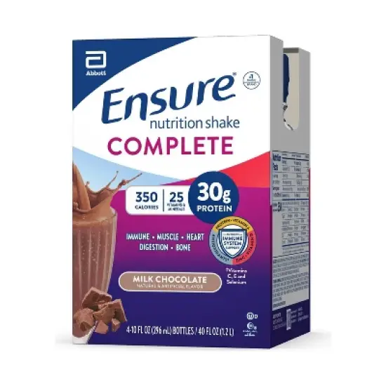 Ensure Complete Nutrition Shake, Milk Chocolate, 10 fl oz, 4 Count image {5}