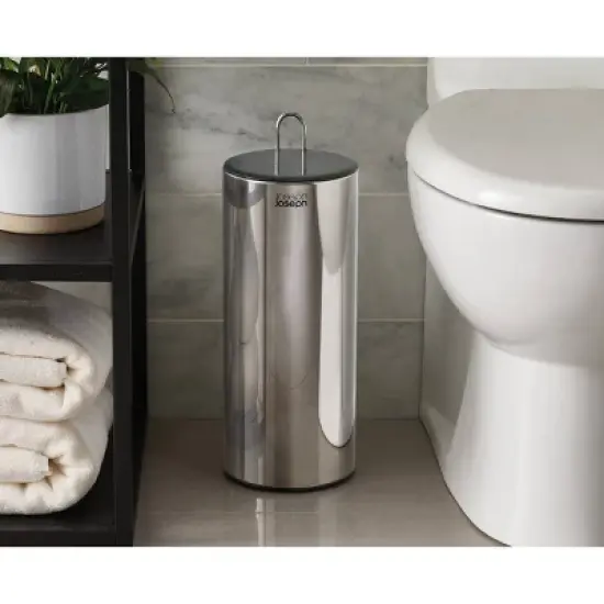 Joseph Joseph Easystore Luxe Concealed Toilet Paper Roll Holder image {3}