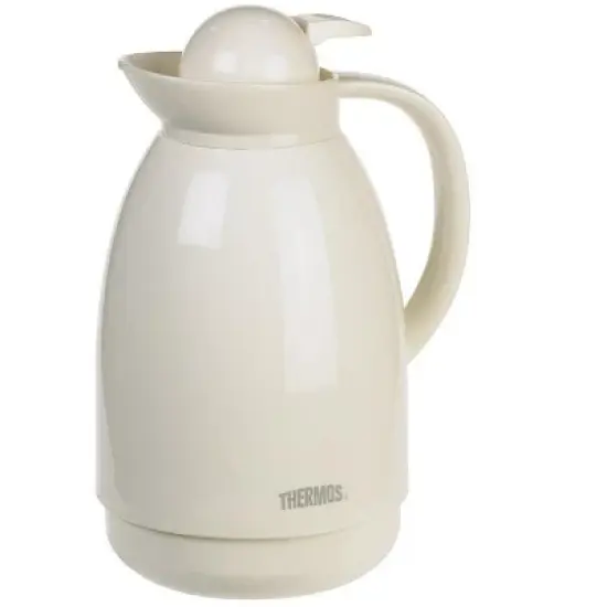 Thermos 710TRI4 Thermal Carafe Glass, 34 Oz, White image {1}