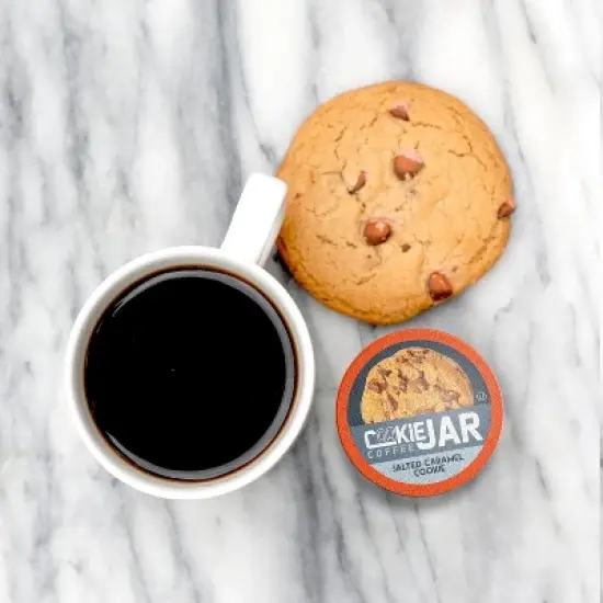 Cookie Jar Coffee Salted Caramel Flavored Coffee Pods,Keurig 2.0 Brewers,40 Ct image {5}