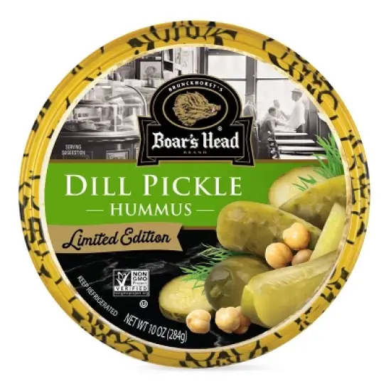 Boar's Head Dill Pickle Hummus - 10oz image {3}