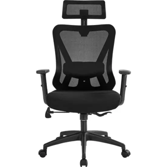 Yaheetech High Back Mesh Office Desk Chair with Multi-adjustable Headrest image {10}