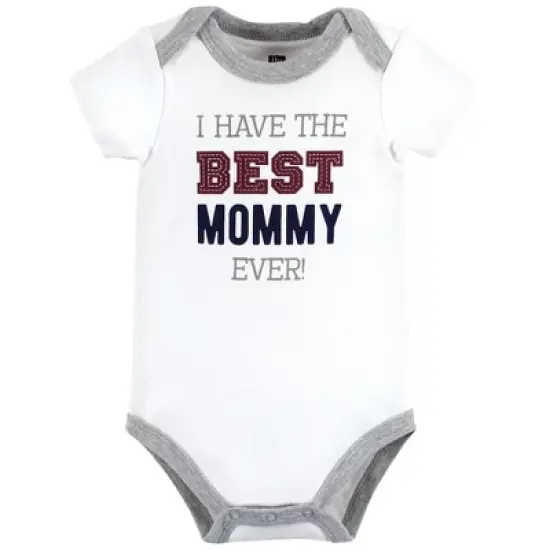 Hudson Baby Infant Boy Cotton Bodysuits, Mamas Boy image {4}