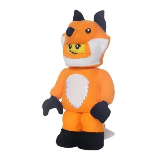 Manhattan Toy Company LEGO&reg; Minifigure Fox Costume Girl 9" Plush Character image {4}