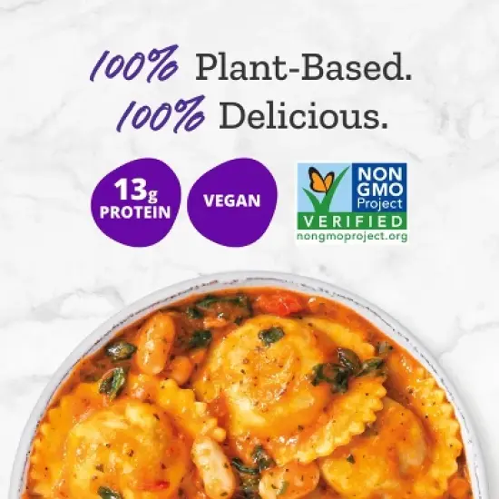 Purple Carrot Frozen Vegan Plant Based Portobello Mushroom Ravioli - 10.75oz image {2}