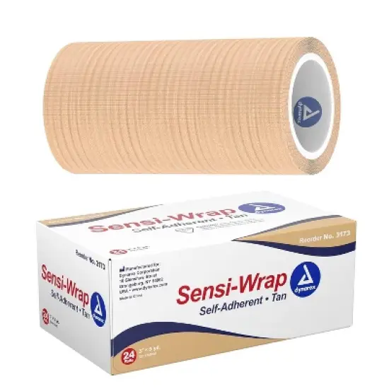 Dynarex Sensi Wrap Self-Adherent Bandage Tan 3" x 5yd image {2}