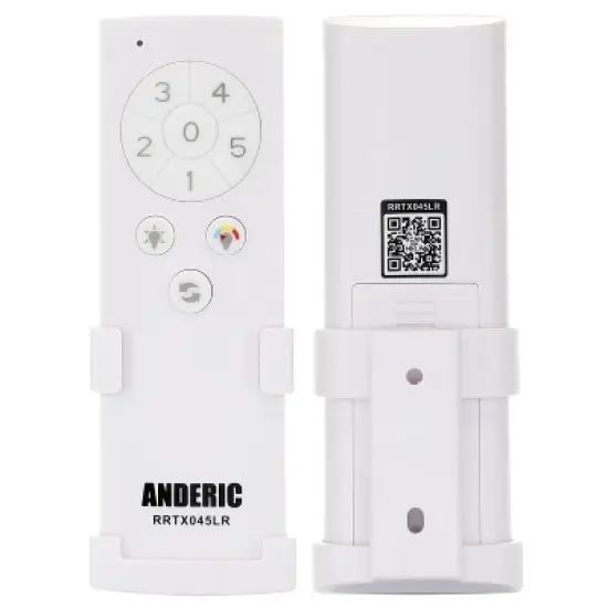 Anderic RRTX045LR Replacement Ceiling Fan Remote Control for Home Decorators Collection A25-TX045-LR image {11}