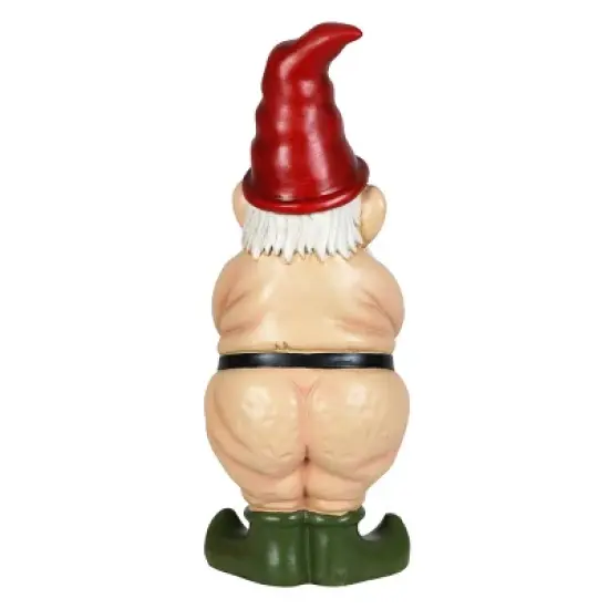 13.7" Resin Naked Ned Garden Gnome - Exhart image {9}