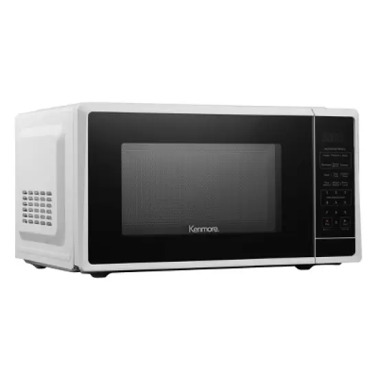 Kenmore 1000W Countertop Microwave White: 1.1 Cu Ft, Child Lock, 10 Power Levels, Digital Display, Express Cook, Defrost image {3}
