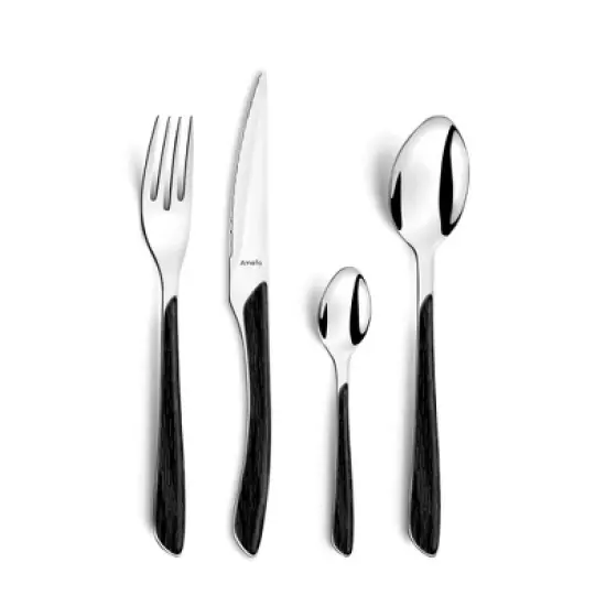 Amefa 24pc Eclat Nature Flatware Set image {3}