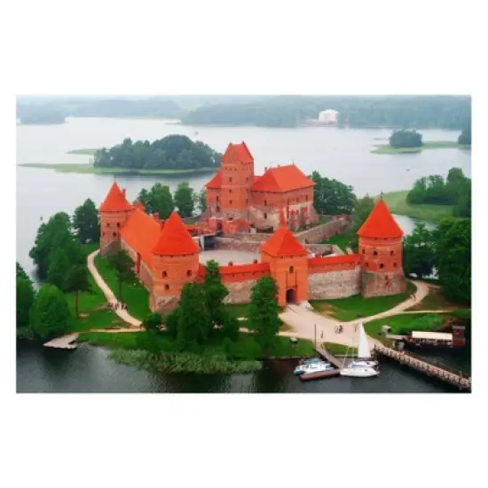 Wuundentoy Gold Edition: Castle of Trakai Lithuania Jigsaw Puzzle - 1500pc image {1}