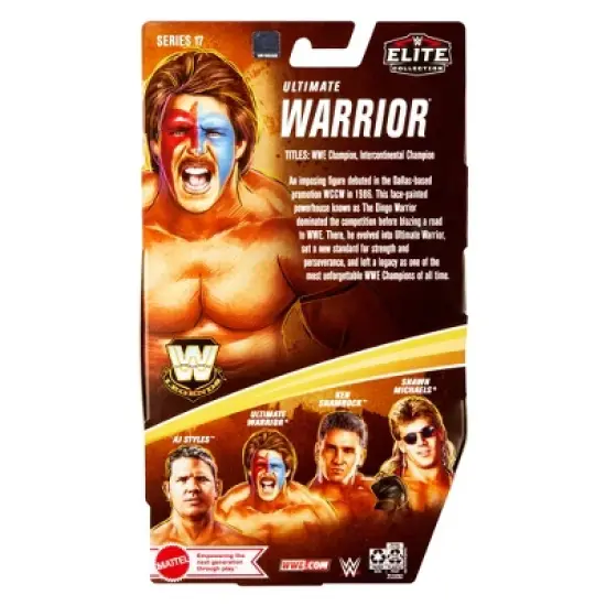 WWE Elite Legends 17 Exclusive Dingo Warrior Ultimate Warrior Action Figure image {2}