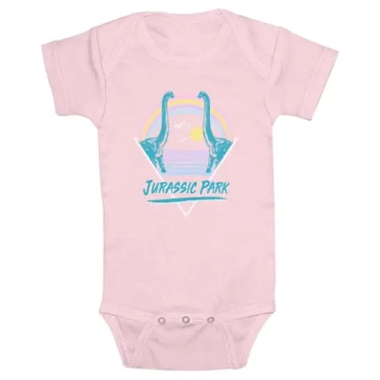 Infant's Jurassic Park Rainbow Beach Brachiosaurus Onesie image {5}