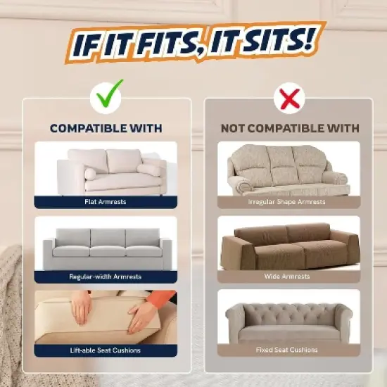 Panther Armor Sisal Cat Couch Protector Guard, Prevents Cat Scratching Furniture, Durable Furniture Protectors, Beige, Right Arm image {4}