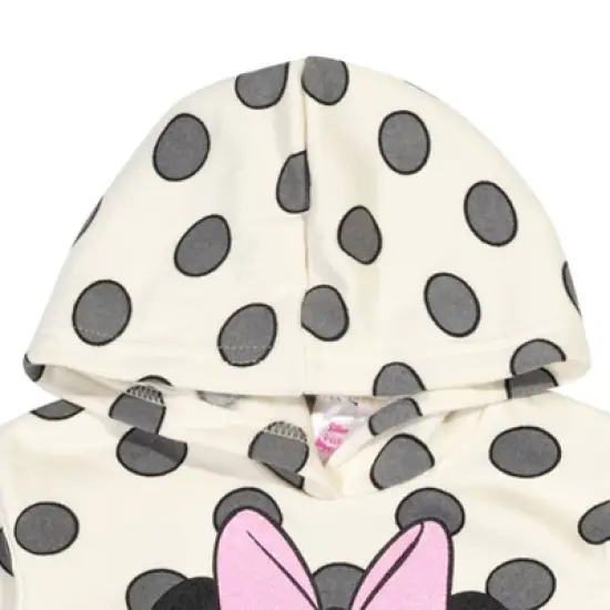 Disney Minnie Mouse Mickey Mouse Fleece Hoodie and Leggings Outfit Set Infant to Big Kid image {6}