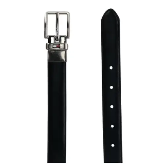 Tommy Hilfiger Boy's Stitched Feather Edge Reversible Dress Belt image {2}