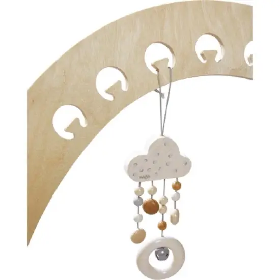 HABA Dots Play Gym - Space Saving Natural Wooden Arch for Dangling Elements image {2}