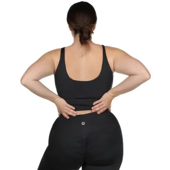 Memoi Women's Seamless Light Support Sports Bra with Removable Cups image {4}