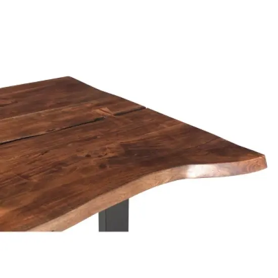 120" Athea Butterfly Live Edge Dining Table - Timbergirl image {2}