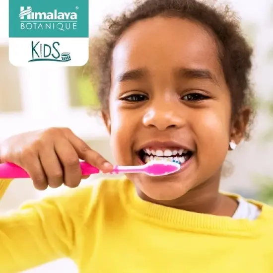 Himalaya Botanique Kids Toothpaste, Cool Mint Flavor 4 oz image {5}