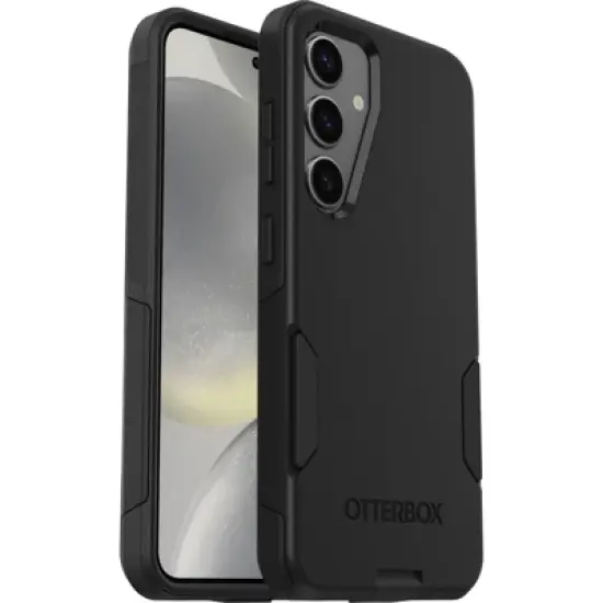 OtterBox Samsung Galaxy S24 Commuter Series Case - Black: Plastic Cell Phone Protective Cover image {3}