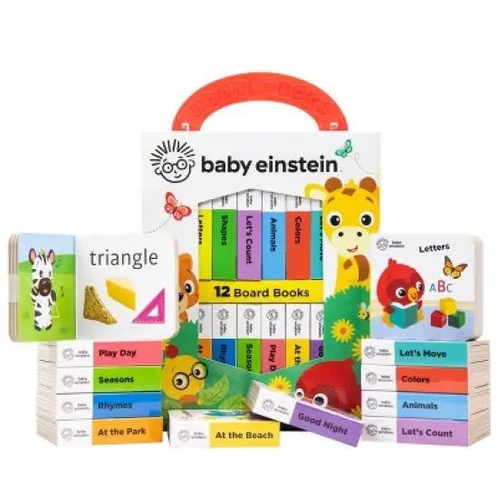 Baby Einstein My First Library 12 Book Set (Board Book) image {1}
