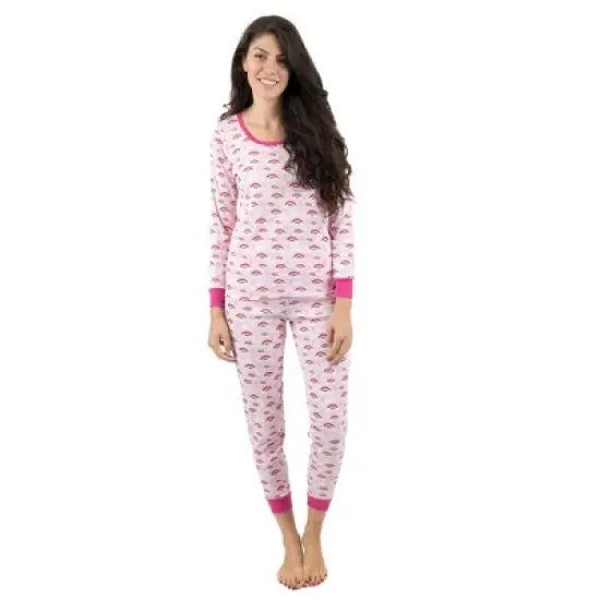 Leveret Womens Two Piece Cotton Pajamas image {12}