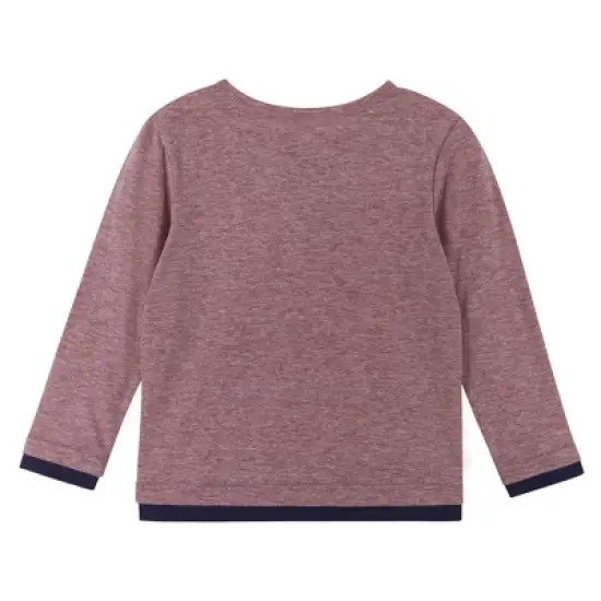 Andy & Evan Toddler Boys Jersey Henley Tee Red, Size 3T image {1}