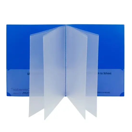 C-Line Classroom Connector Multi-Pocket Folders, Box of 15 image {1}