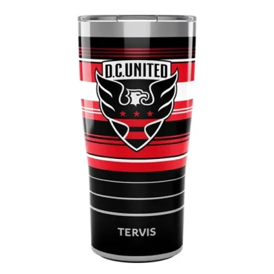 MLS DC United 20oz Hype Stripe Stainless Steel Tumbler image {3}