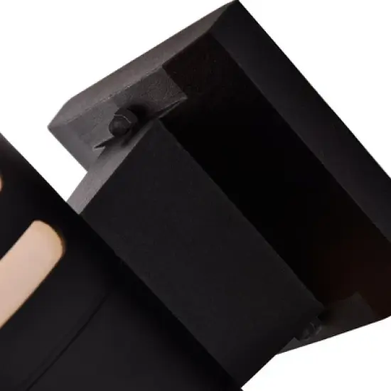 C Cattleya 2-Light Matte Black Die-cast Aluminum Outdoor Wall Sconce image {2}