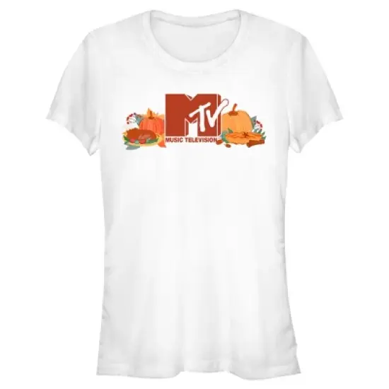 Junior's MTV Fall Logo T-Shirt image {3}