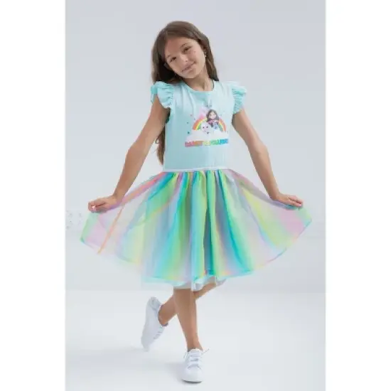 Dreamworks Gabby's Dollhouse Gabby Pandy Paws Girls Tulle Dress Toddler to Big Kid image {3}