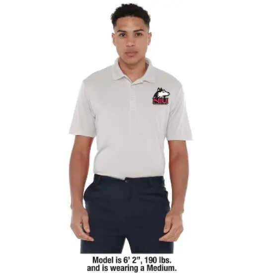 Men's Northern Illinois University Adult Polo Left Chest Logo image {2}