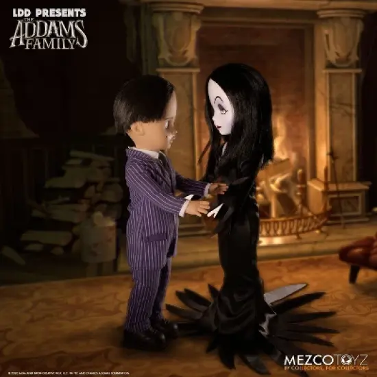 Mezco Toyz LDD Living Dead Dolls Presents The Addams Family | Gomez & Morticia image {1}