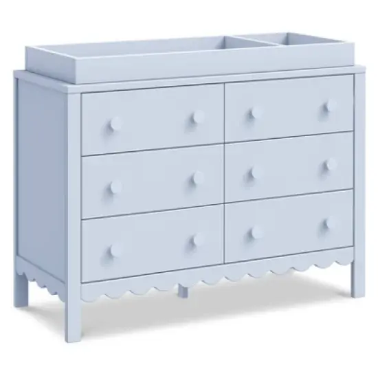 DaVinci Sammy Scallop 6 Drawer Dresser image {7}