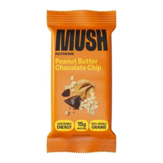 MUSH Peanut Butter Chocolate Chip Refrigerated Protein Bar - 2.3oz image {6}