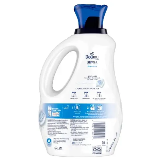 Downy Ocean Mist Liquid Fabric Softener - 56oz image {9}