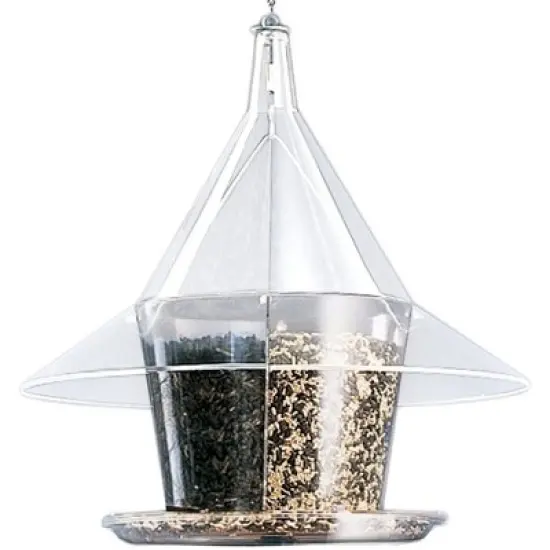 Arundale Sky Cafe Squirrel-Proof Wild Bird Feeder with Dividers, 1.5 Gallon Seed Capacity image {1}