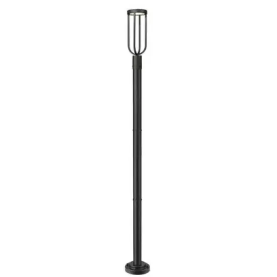 Z-Lite Leland 1 - Light Post Light in  Sand Black image {2}