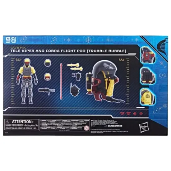 G.I. Joe Classified Python Patrol Tele-Viper Action Figure & Cobra Flight Pod (Target Exclusive) image {4}